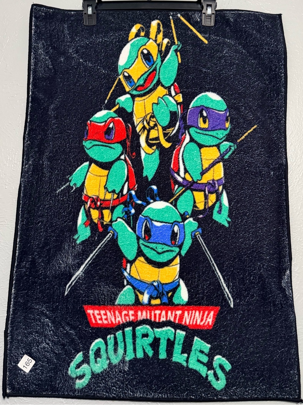 TMNT SQUIRTLES POKÉMON RUG/ROOM DECOR 32x22 in. NEW NON SLIP CUSTOM MADE